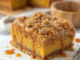 Gooey Pumpkin Crumble Cake