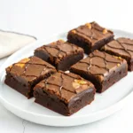 Greek Yogurt Peanut Butter Chocolate Fudge Brownies