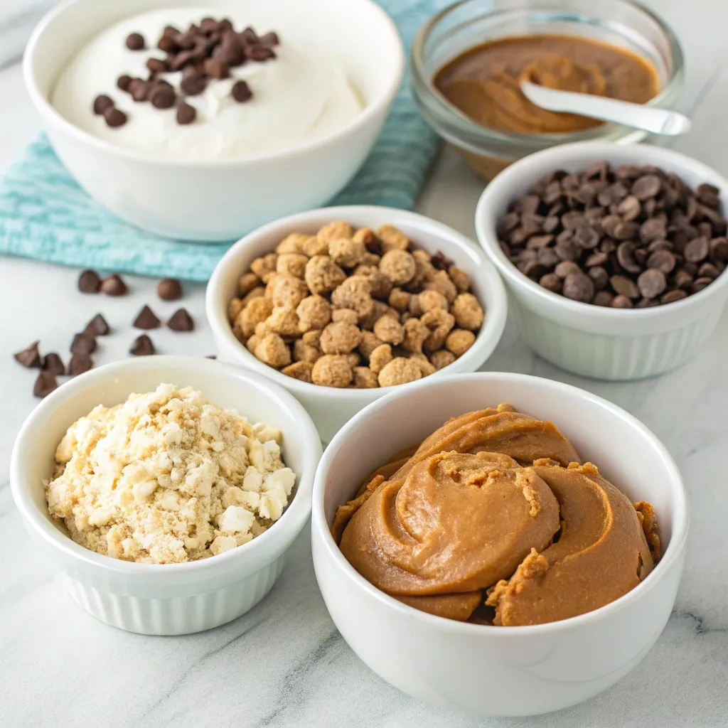 Greek Yogurt Peanut Butter Dark Chocolate Chip Cookie Bars