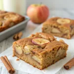 Greek Yogurt Peanut Butter Apple Cinnamon Bread Blondies