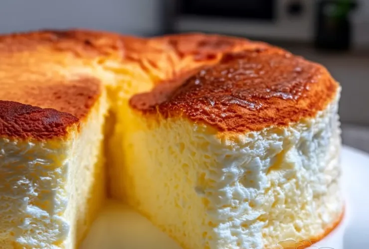 Fluffy Yogurt Cloud Cake
