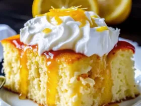 Limoncello Poke Cake