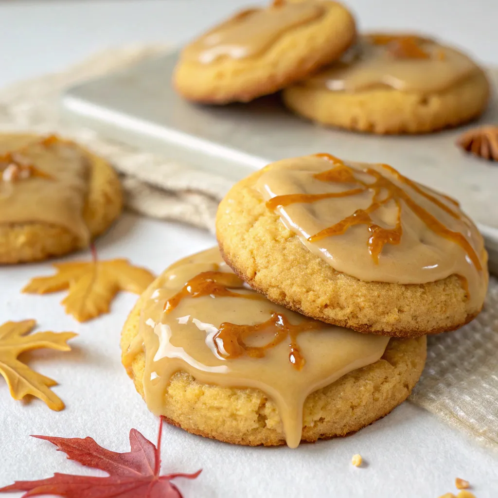 Maple Cookies With Maple Icing