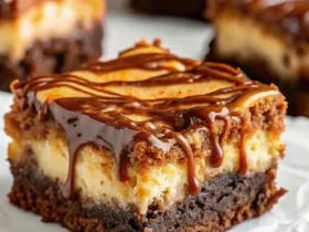 Milky Way Caramel Cheesecake Brownies