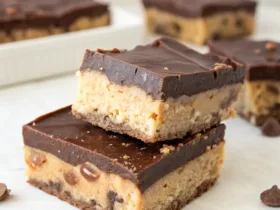 Cottage Cheese Chocolate Peanut Butter Bars