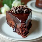 No-Bake Healthier Chocolate Cake