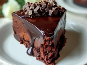 No-Bake Healthier Chocolate Cake