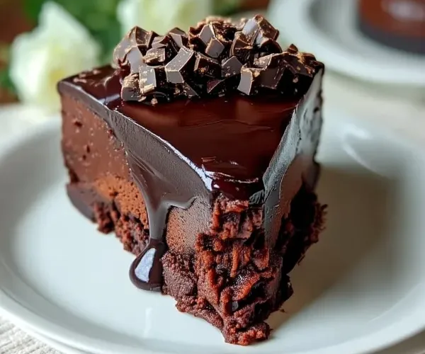No-Bake Healthier Chocolate Cake