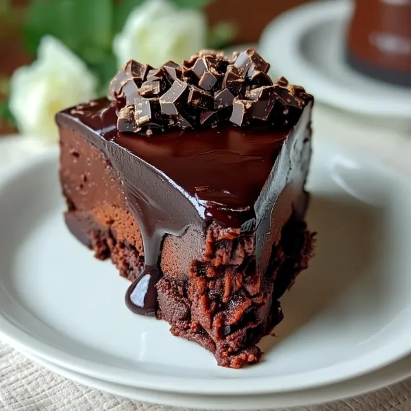 No-Bake Healthier Chocolate Cake