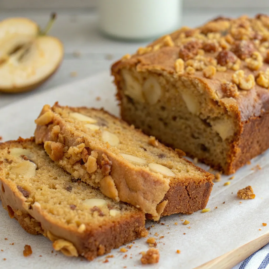 Peanut Butter Apple Banana Bread