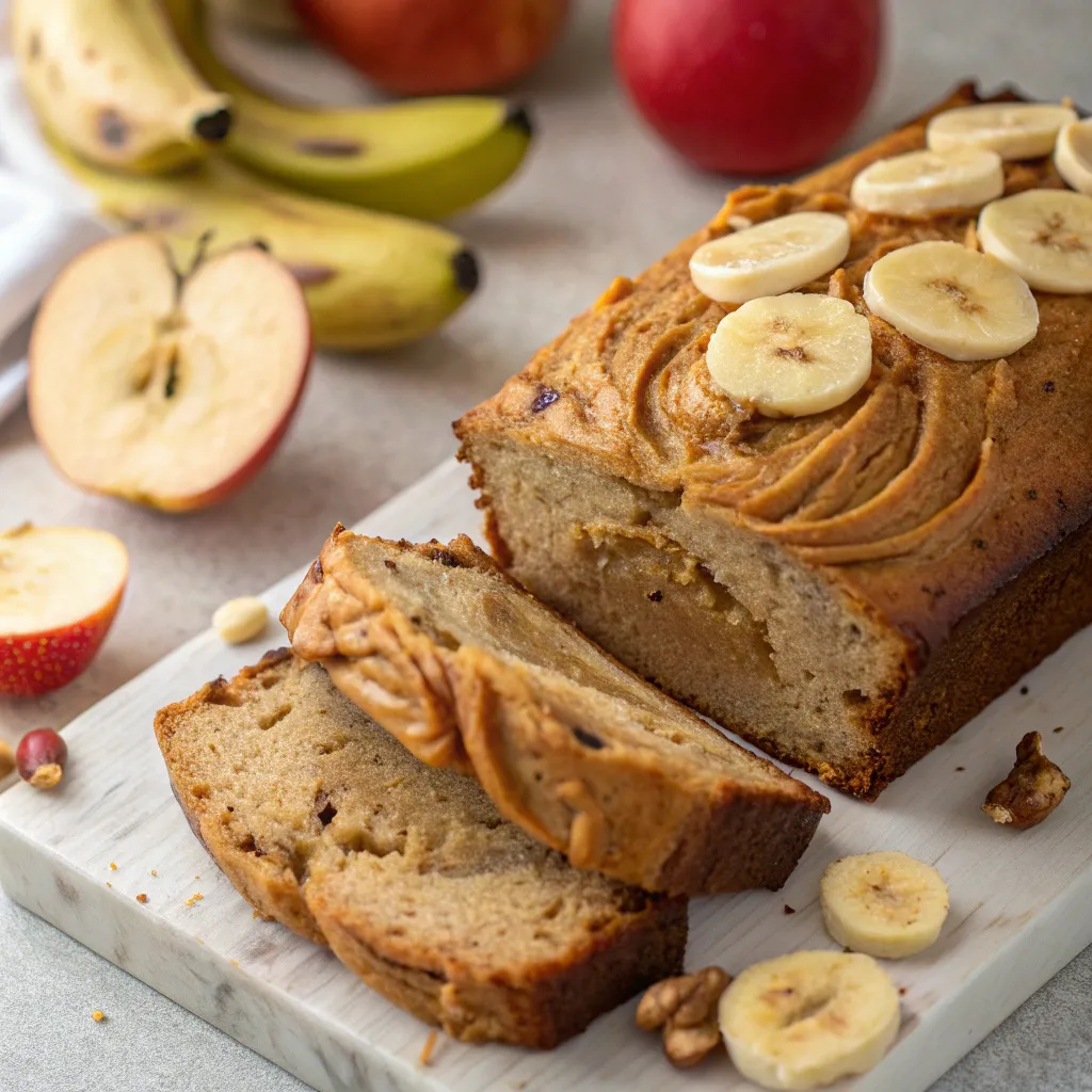 Peanut Butter Apple Banana Bread – A Deliciously Moist Twist on Classic Banana Bread 11 Peanut Butter Apple Banana Bread