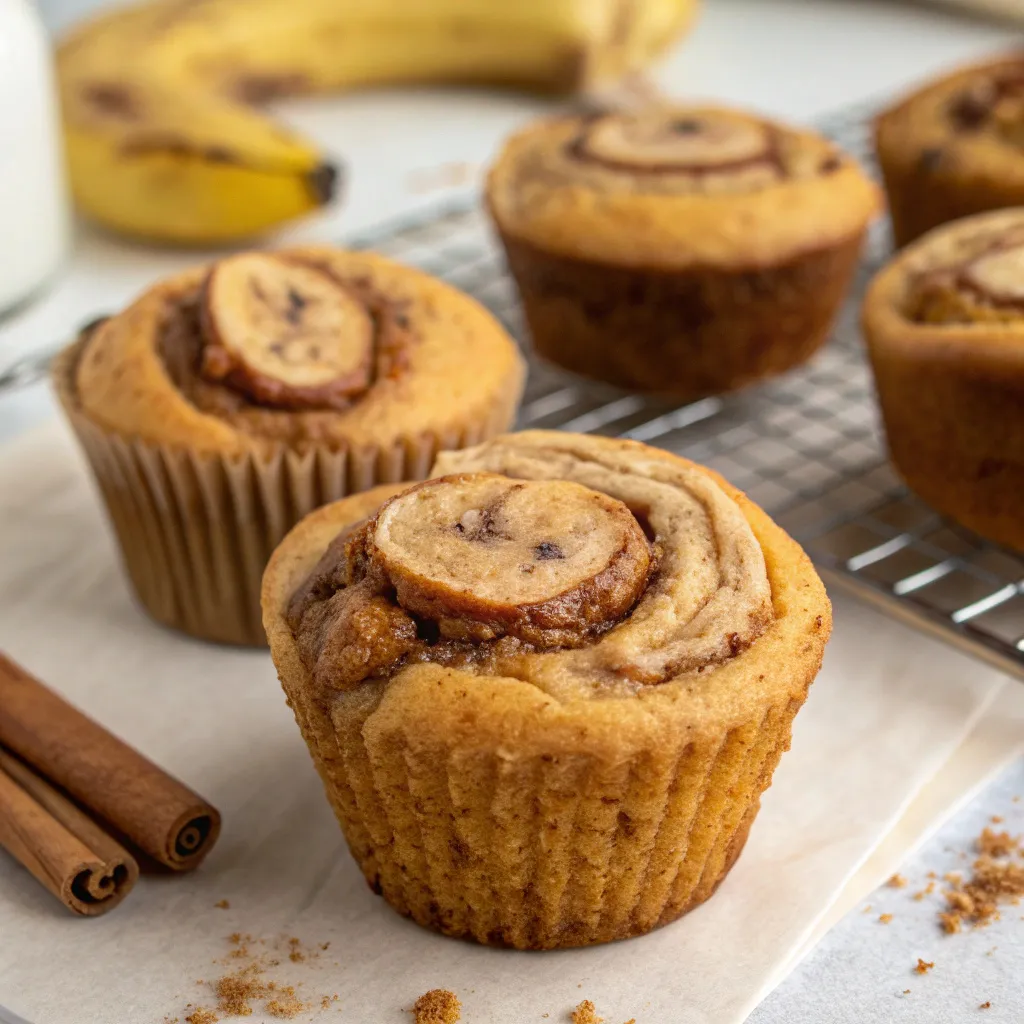 Peanut Butter Banana Muffins