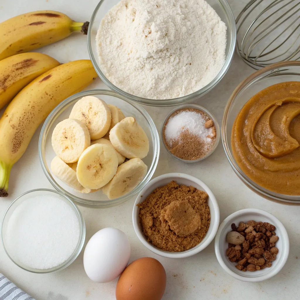 Peanut Butter Banana Muffins