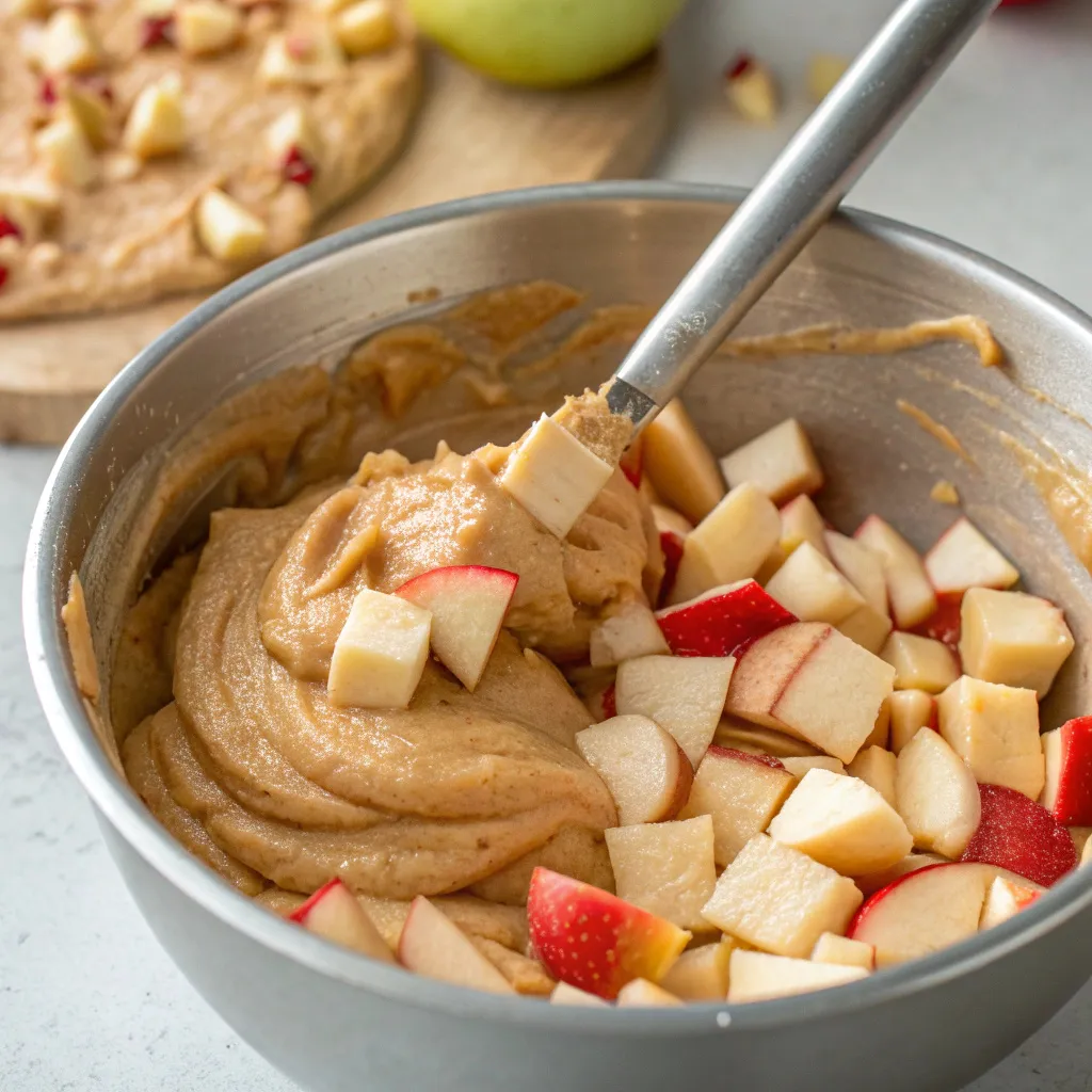Peanut Butter Greek Yogurt Apple Pie Blondies