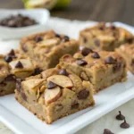 Peanut Butter Greek Yogurt Apple Pie Bread Bars