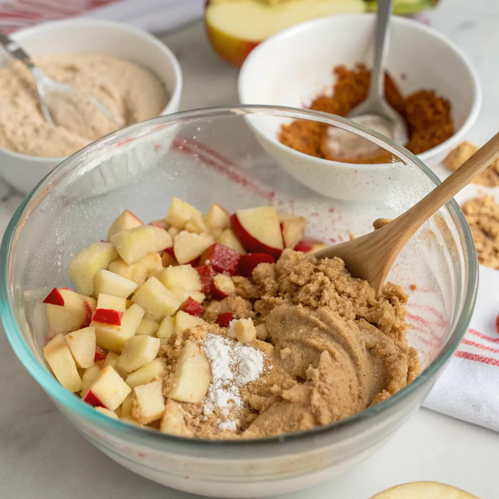 Peanut Butter Greek Yogurt Apple Pie Bread Bars