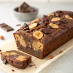 Peanut Butter Greek Yogurt Banana Chocolate Fudge Loaf