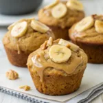 Peanut Butter Greek Yogurt Banana Muffins