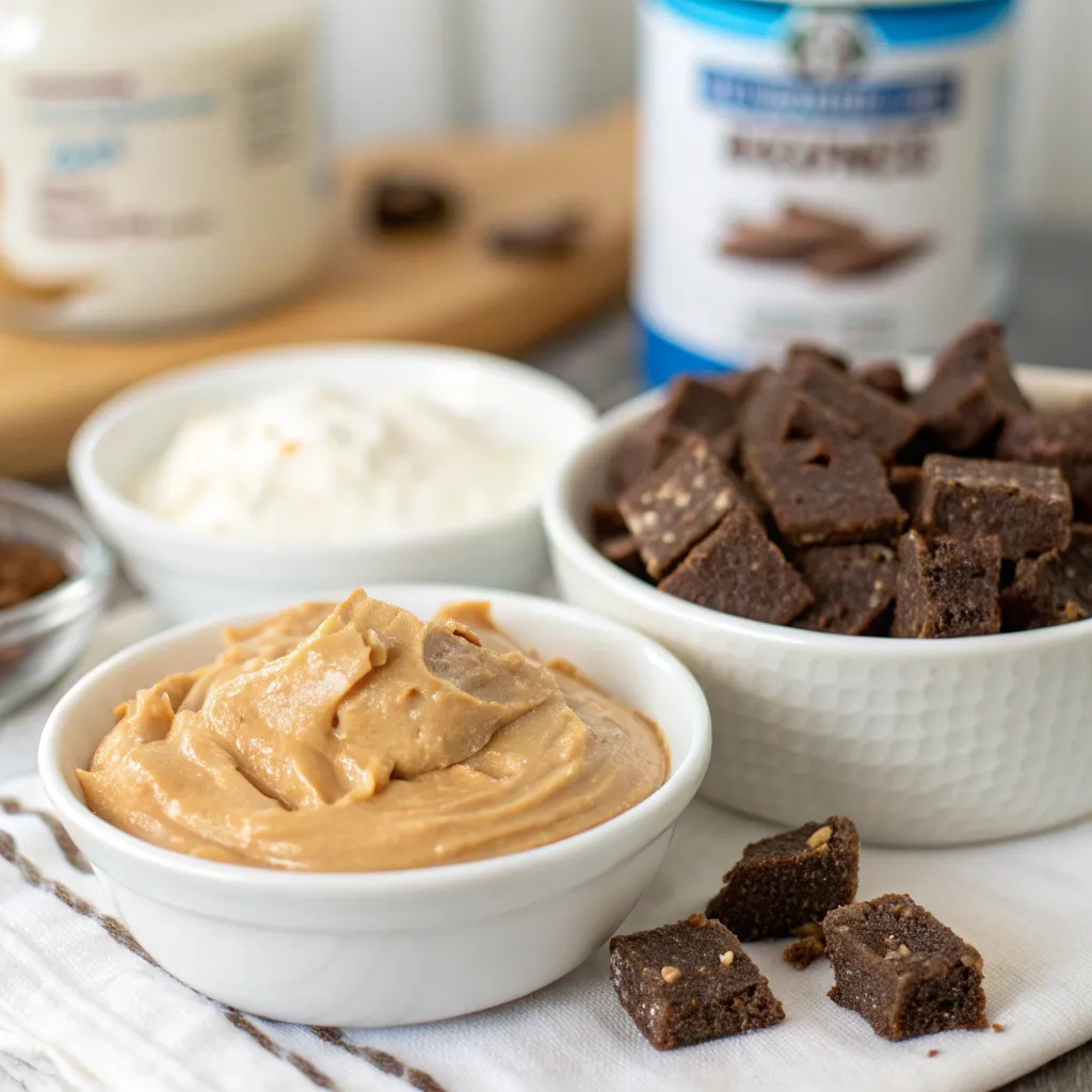 Healthy Peanut Butter Greek Yogurt Chocolate Brownie Tarts 9 Peanut Butter Greek Yogurt Chocolate Brownie Tarts