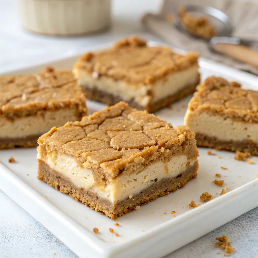 Peanut Butter Greek Yogurt Cookie Pie Bars