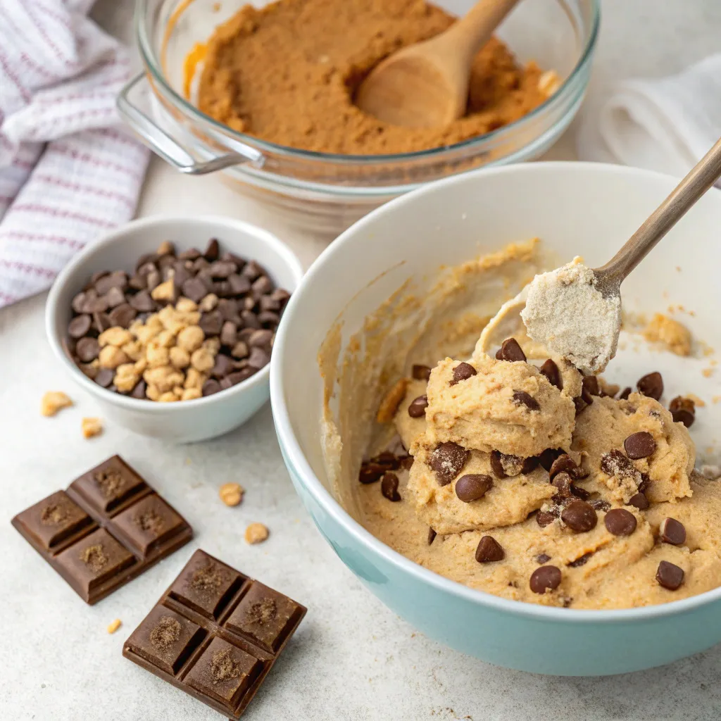 Peanut Butter Greek Yogurt Cookie Pie Bars
