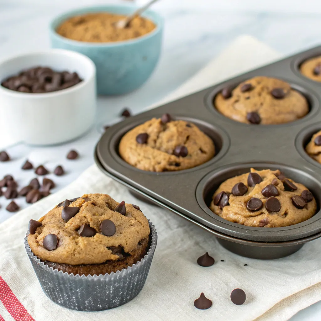 Healthy Peanut Butter Greek Yogurt Double Chocolate Chip Muffin Cups 11 Peanut Butter Greek Yogurt Double Chocolate Chip Muffin Cups