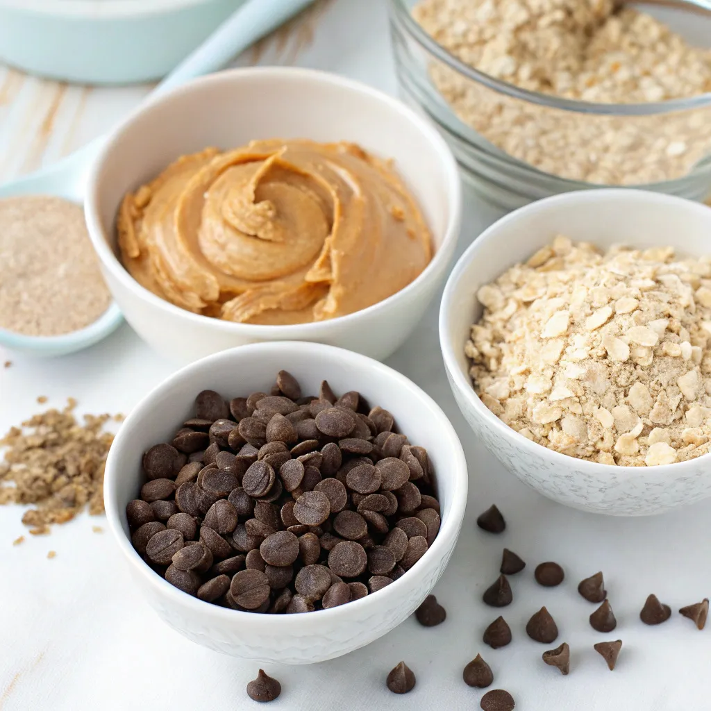 Peanut Butter Greek Yogurt Oatmeal Cookie Bites