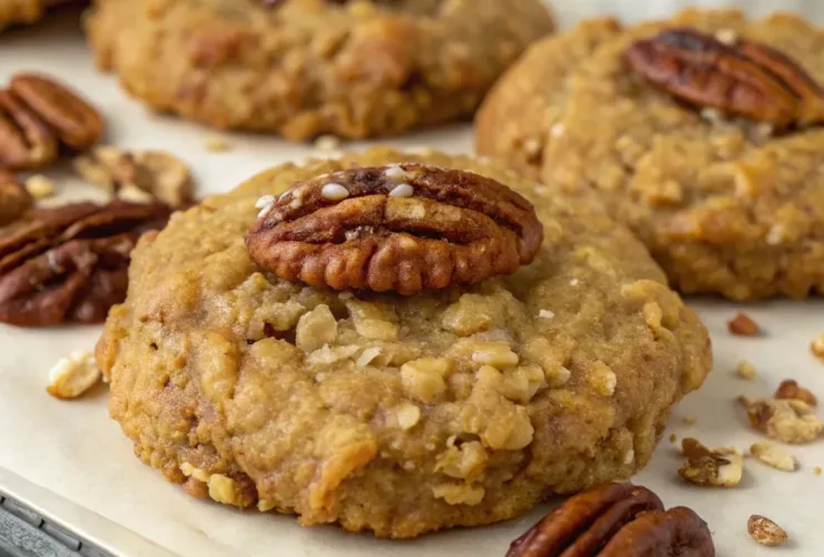 Pecan Pie Oatmeal Cookies