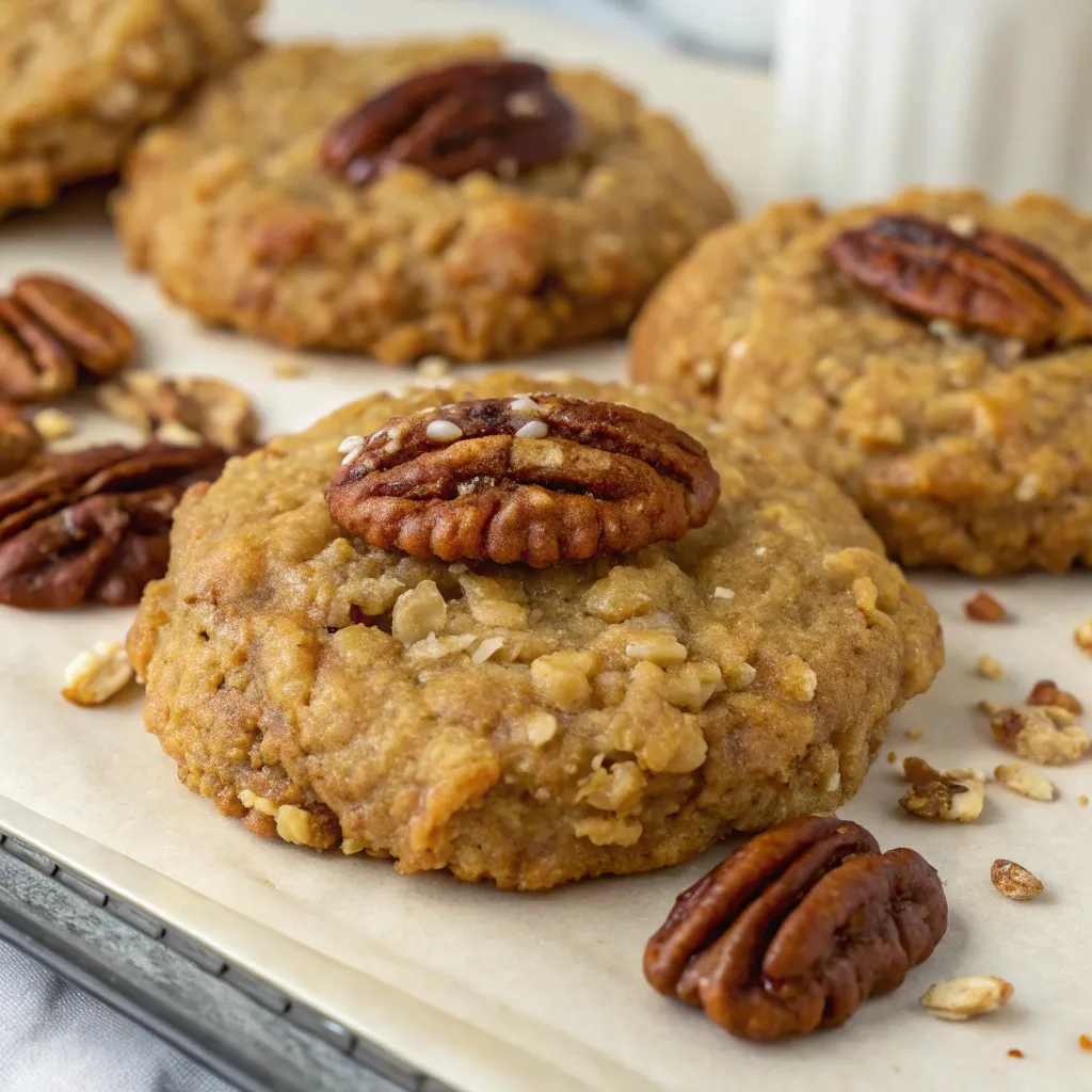 Pecan Pie Oatmeal Cookies