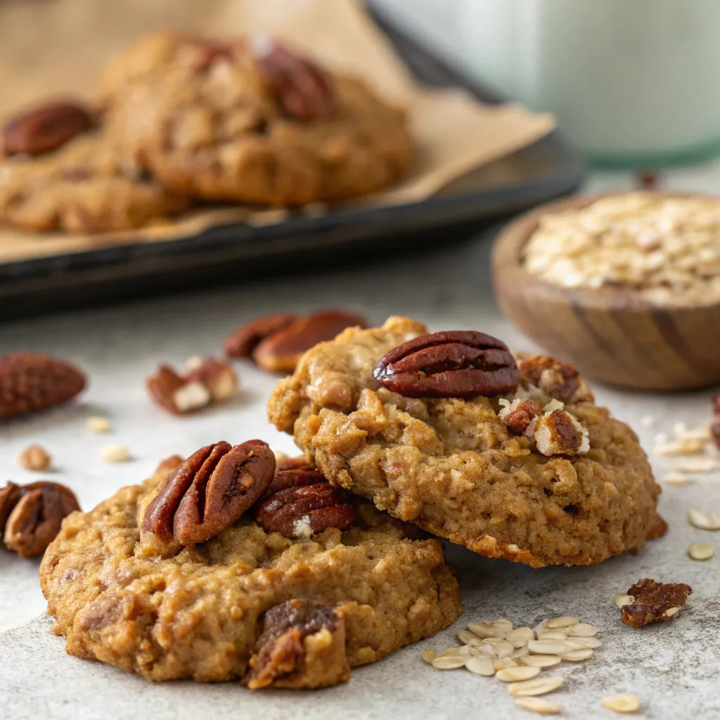 Pecan Pie Oatmeal Cookies