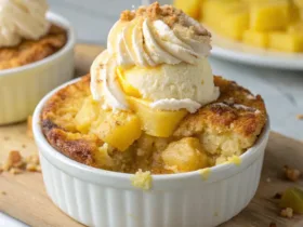Pineapple Cream Cheese Cobbler