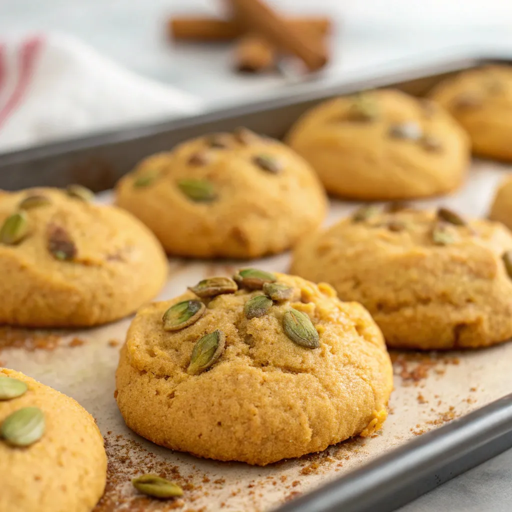 Pumpkin Cake Mix Cookies