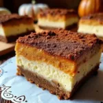 Pumpkin Cheesecake Bars
