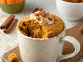 Pumpkin Cinnamon Cottage Cheese Mug Cake