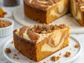 Pumpkin Gingersnap Yogurt Cake