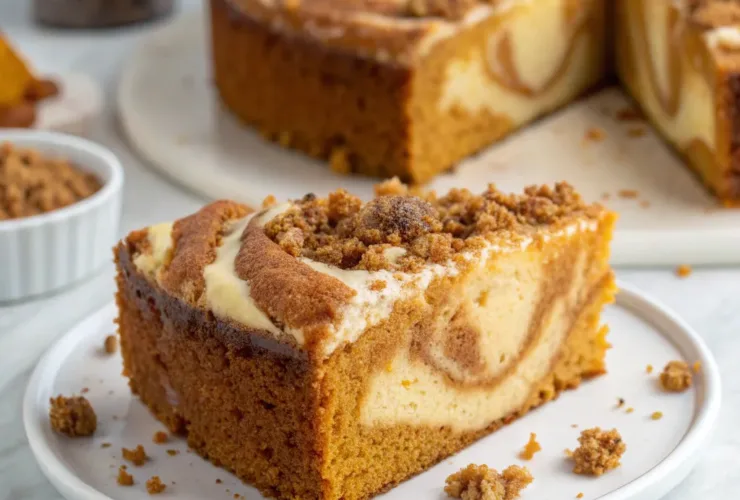 Pumpkin Gingersnap Yogurt Cake