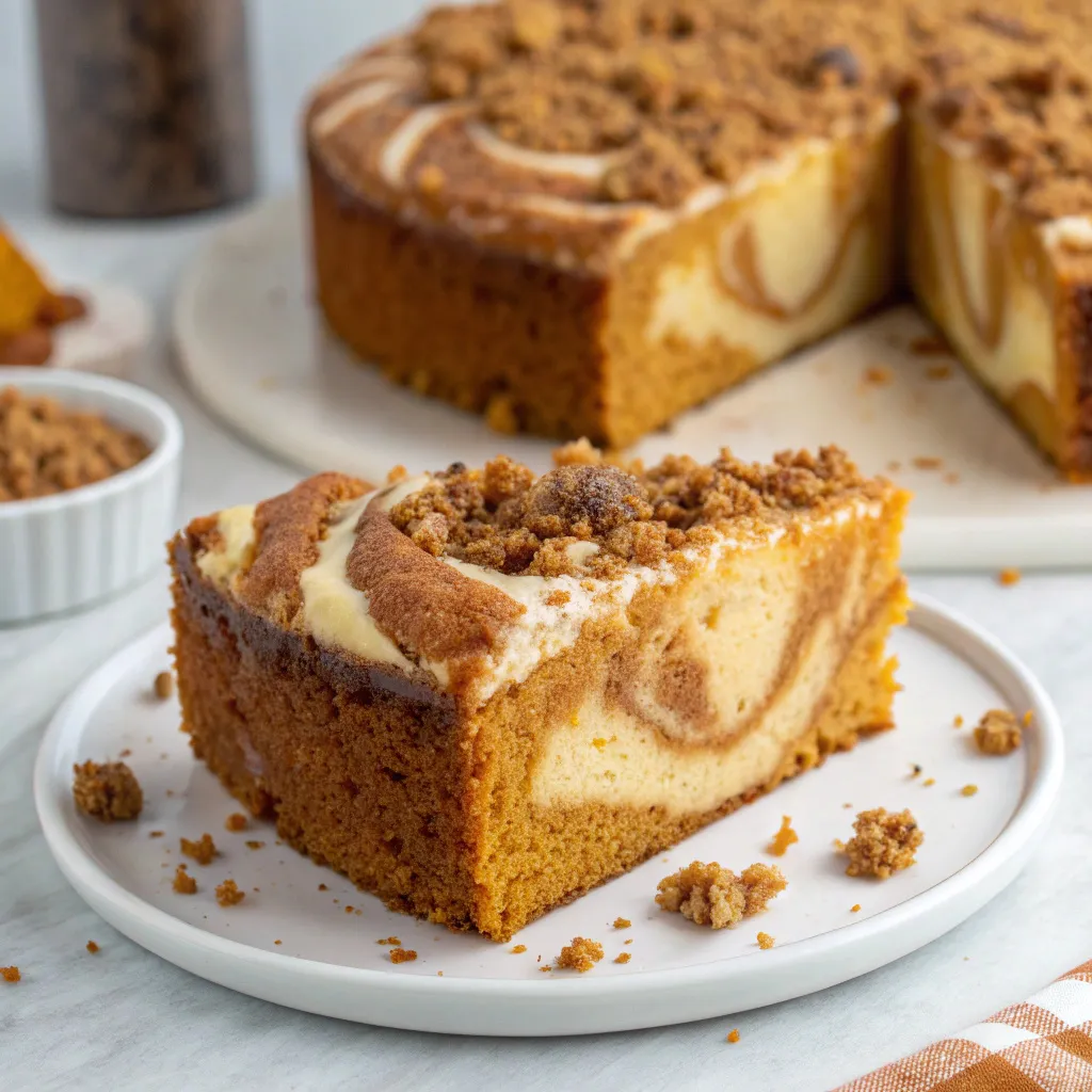 Pumpkin Gingersnap Yogurt Cake
