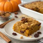Pumpkin Oatmeal Dump Cake