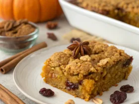Pumpkin Oatmeal Dump Cake