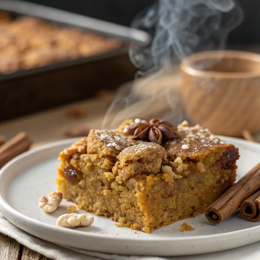 Pumpkin Oatmeal Dump Cake