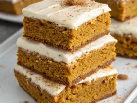 Pumpkin Spice Cake Bars