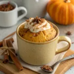 Pumpkin Spice Cottage Cheese Mug Cake