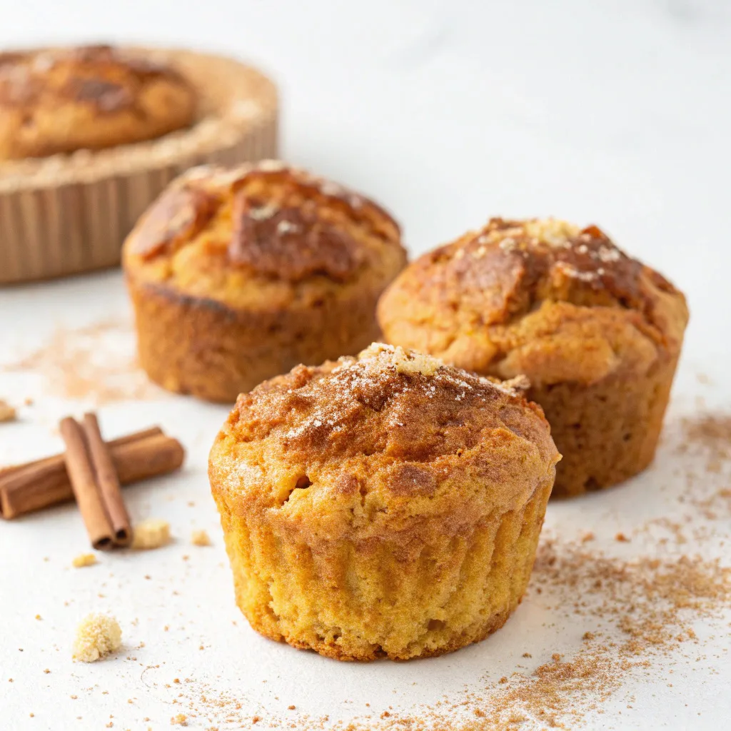 Pumpkin Spice Cottage Cheese Protein Muffins