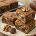 Sliced Date & Walnut Cake