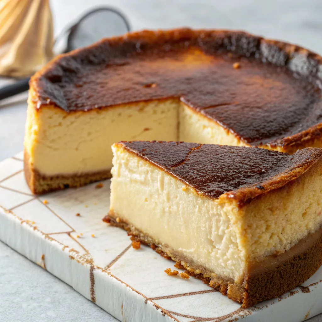 Super Creamy Burnt Cheesecake