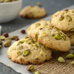 Toasted Pistachio Ricotta Cookies