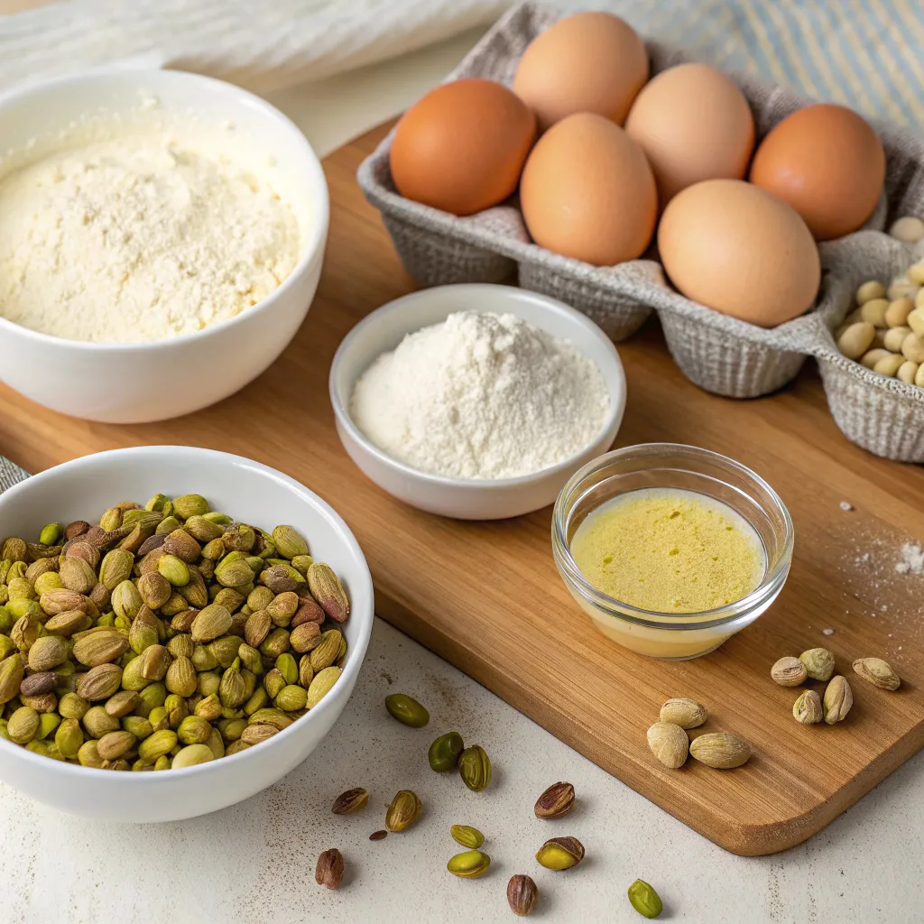 Toasted Pistachio Ricotta Cookies