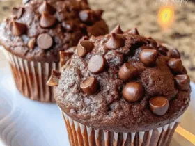 Double Chocolate Chip Muffins