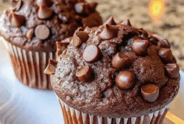 Double Chocolate Chip Muffins