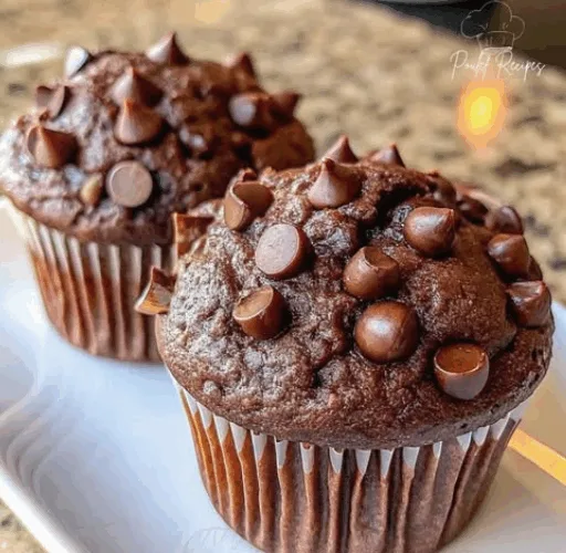 Double Chocolate Chip Muffins